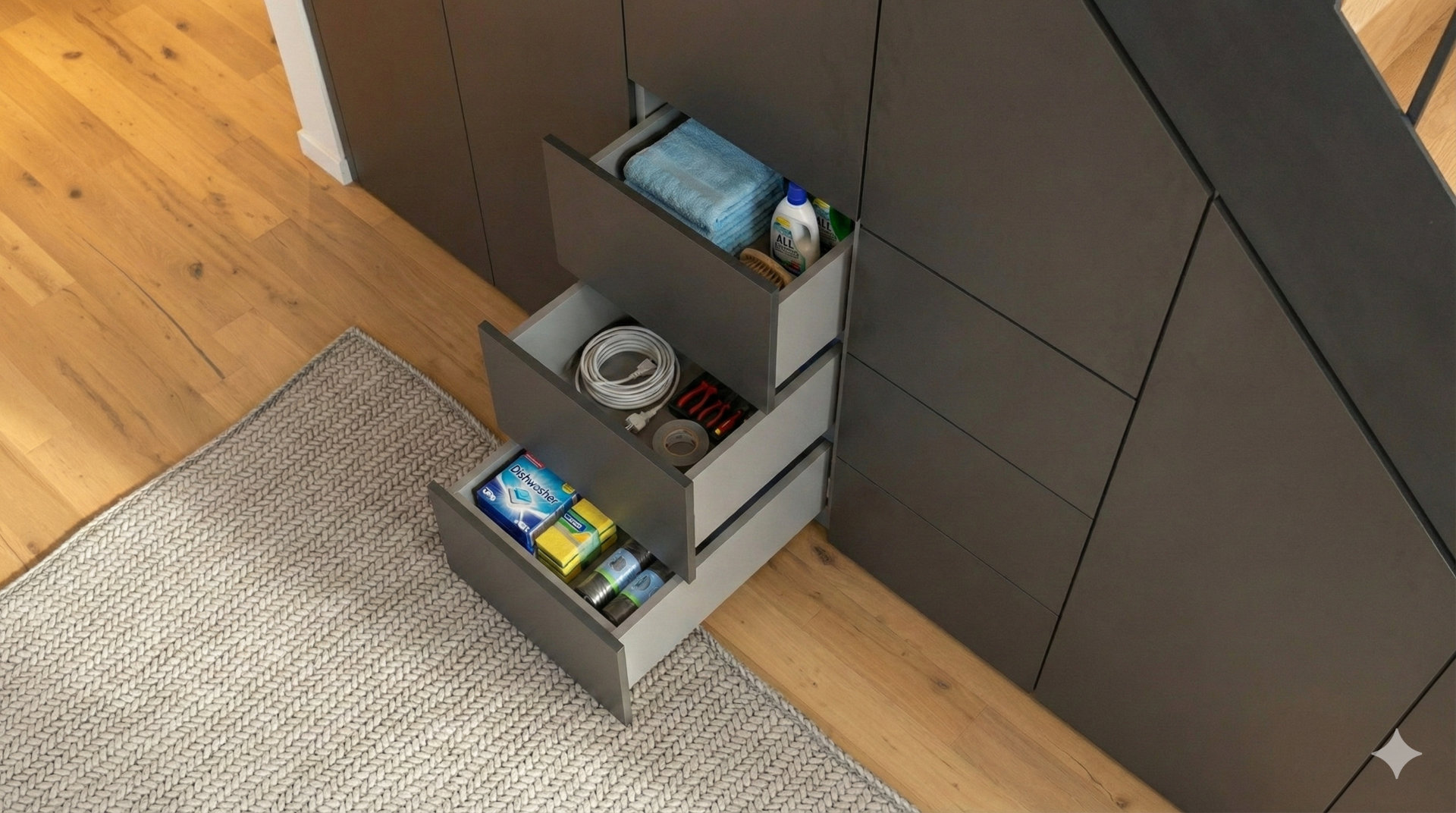 dettagli armadiature sottoscala Brescia dettagli armadiature sottoscala Brescia